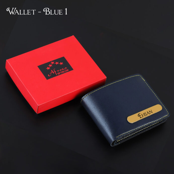 Customized Mens Wallet with Free Charm | I Unique Birthday Anniversary Gift for Men, Boy, Love, Husband, Employees, Clients