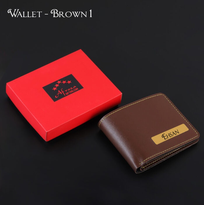 Customized Mens Wallet with Free Charm | I Unique Birthday Anniversary Gift for Men, Boy, Love, Husband, Employees, Clients - Image 3