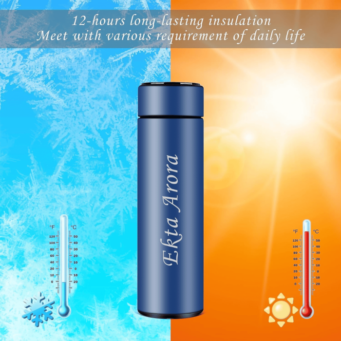 Customized Water Bottle with Temperature Display - Image 4